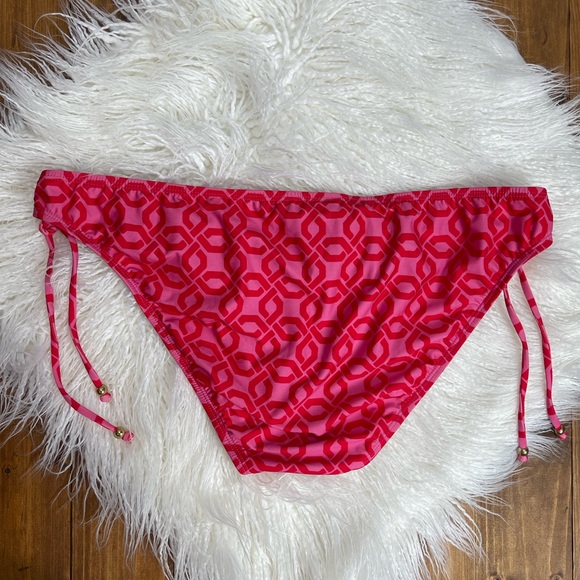 - NWT Athena swimsuit bottom size 14 style 69661 pink and red - Picture 2 of 6